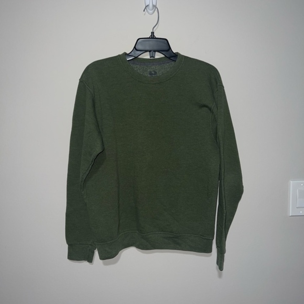 Green basic sweater Fruit of the Loom medium